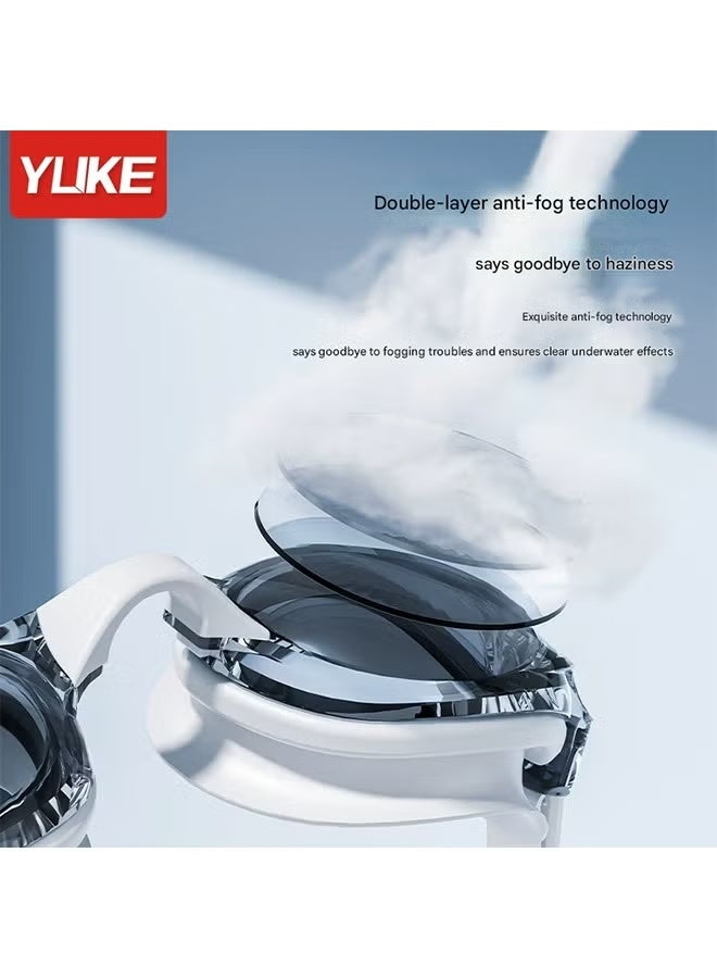 YUKE Professional-grade High-definition Waterproof and Anti-fog Swimming Goggles,Unisex Swimming Goggles ,  Essential Diving Equipment - Image 5